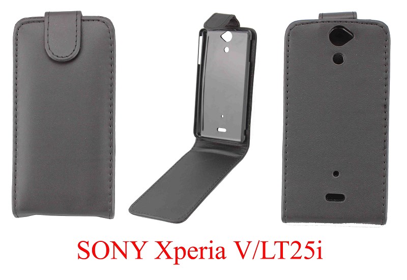 索尼LT25i皮套普通紋手機套Sony Xperia V上下開翻保護套外殼批發