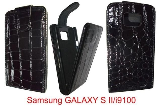 三星Galaxy S2 i9100手機套 皮套 鱷魚紋上下開翻保護套外殼批發