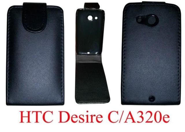 HTC Desire C/A320e 手機套 普通紋皮套 上下開翻保護套外殼批發